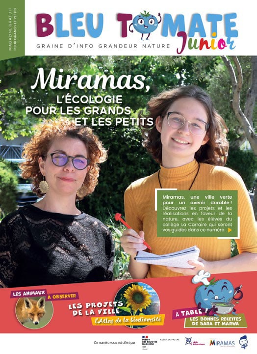 Le Bleu Tomate Junior des élèves de 3éme du collège La Carraire de Miramas