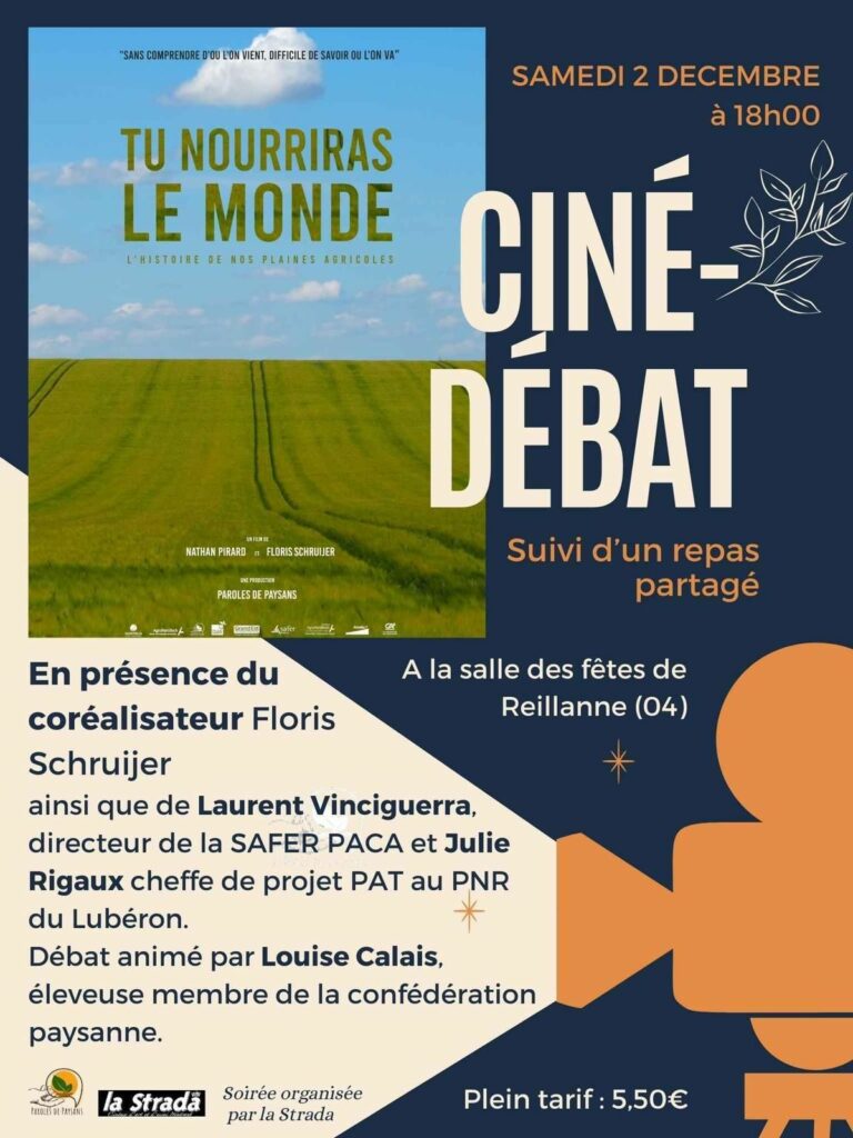 Ciné-débat : "Tu nourriras le Monde" Bleu Tomate le mag