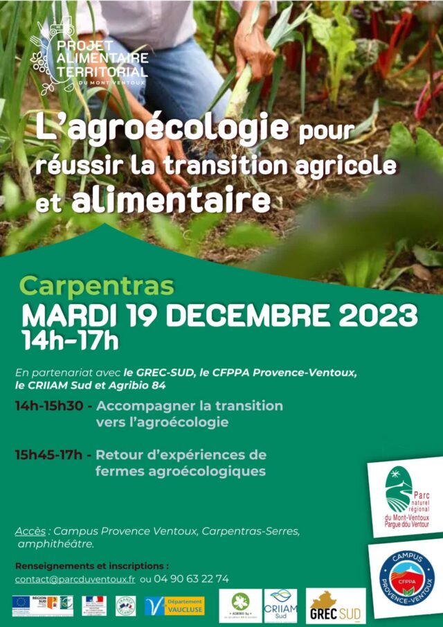 transition agricole et alimentaire dans le Ventoux