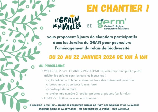 chantier participatif au GRAIN