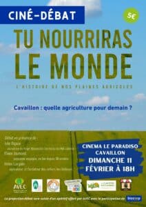 Affiche Tu nourriras le monde Bleu Tomate le mag