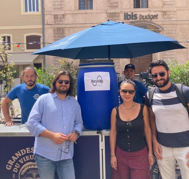 Recyclop collecte dans les bars et terrasses