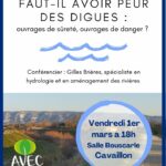 conférence sur l'utilité des digues dans le cas de la rivière du Calavon