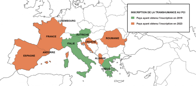 les pays qui pratiquent la transhumance en Europe
