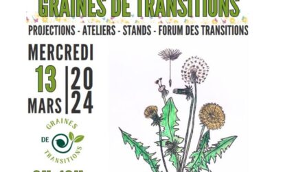 affiche événement Graines de Transitions à Hyères le 13 mars 2024