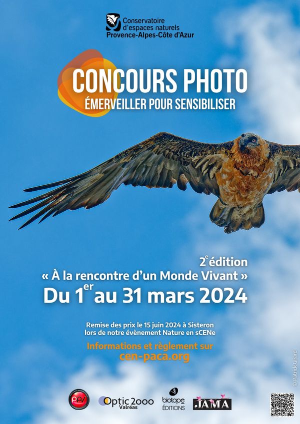 affiche du concours photo du CEN PACA 2024