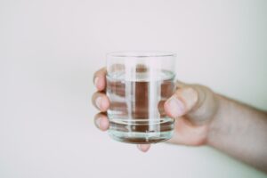 Verre d'eau Bleu Tomate