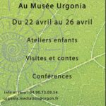affiche semaine biodiversité musée Urgonia