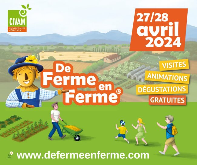 De Ferme en Ferme dans les Alpes Maritimes Bleu Tomate