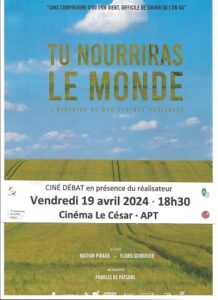 tu nourriras le monde Bleu Tomate