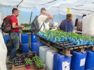 visite de la serre bioclimatique