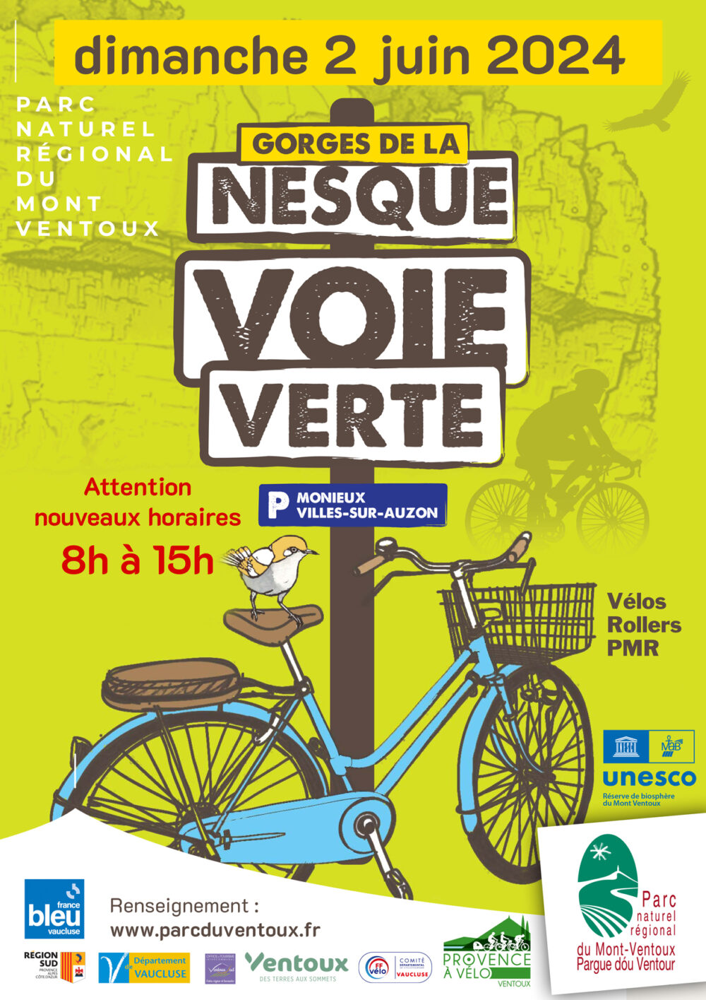 affiche Nesque Voie verte 2024