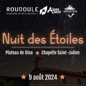 Nuit des étoiles, RICE Alpes d'Azur Mercantour
