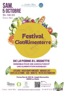 Affiche - CiotAlimenterre_Atelier_Bleu Bleu Tomate le mag