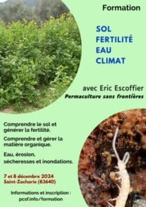 Formation vie du sol Eric - 2 Bleu Tomate
