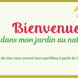 Bienvenue dans mon jardin au naturel Bleu Tomate