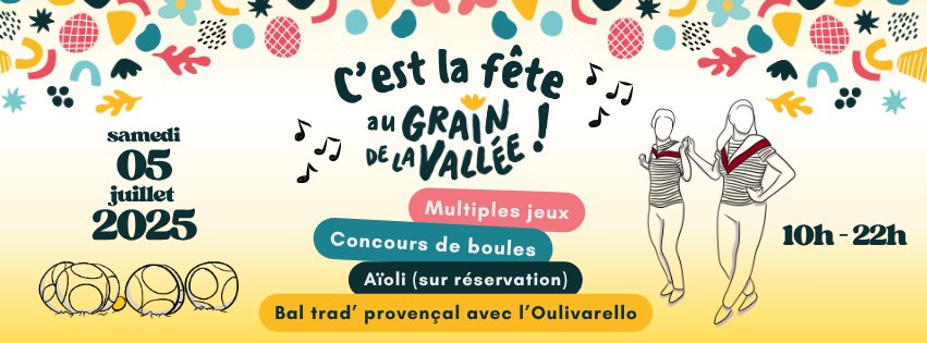 La Fête au Grain de la Vallée à Marseille Bleu Tomate