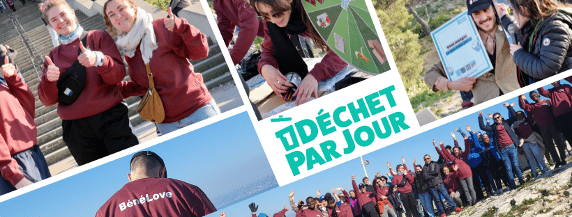 Rendez vous avec "1 déchet par jour" à Marseille Bleu Tomate
