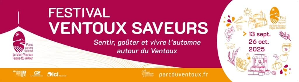 Le 18ème Festival Ventoux Saveurs avec le Parc Naturel Régional du Ventoux Bleu Tomate