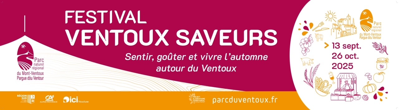 Le 18ème Festival Ventoux Saveurs avec le Parc Naturel Régional du Ventoux Bleu Tomate
