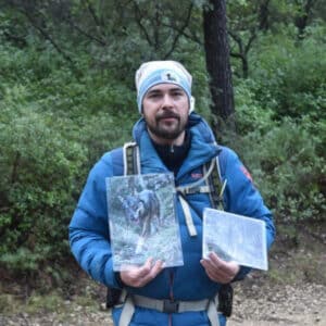 Balade naturaliste sur les traces des loups Bleu Tomate