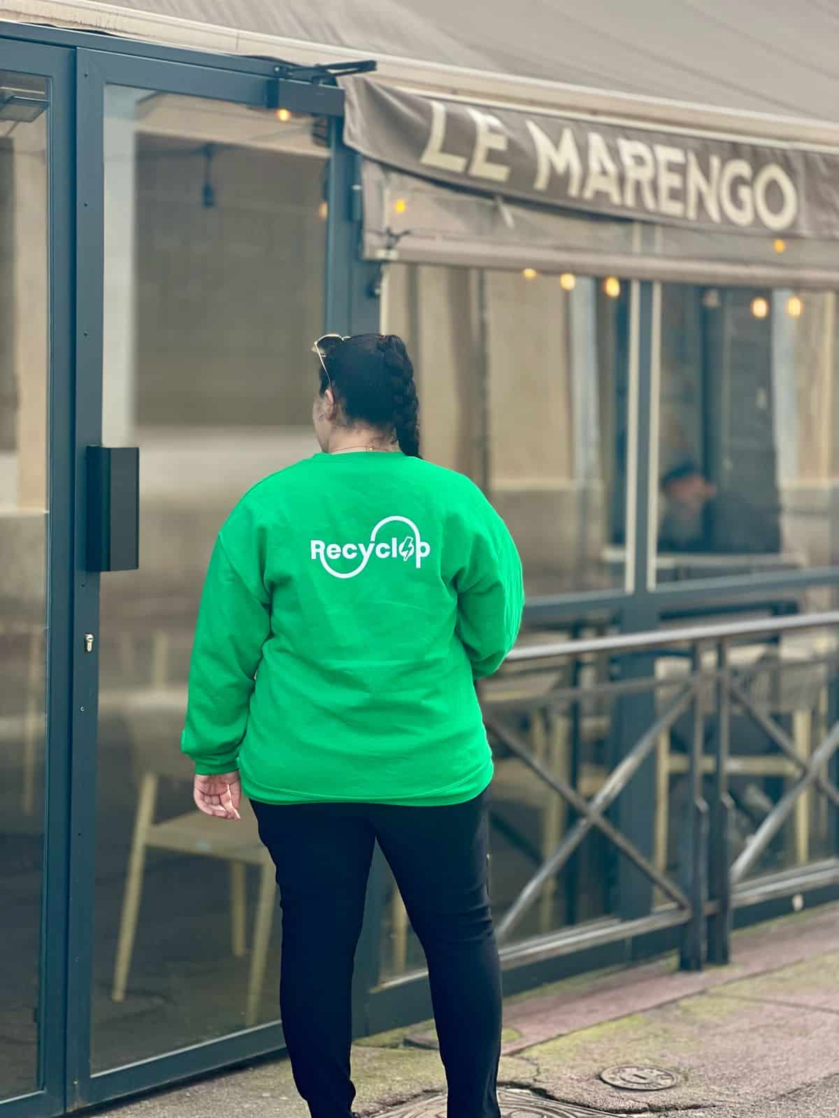 Equipe Recyclop sur l'opération Ma terrasse propre