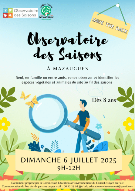 Rencontre de l'Observatoire des Saisons à Mazaugues (83) Bleu Tomate