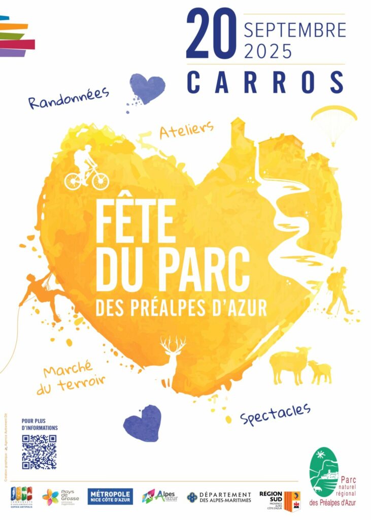 Fête du Parc à Carros : randos, ateliers, spectacles, marché local et astro pour célébrer nature, savoir-faire et convivialité.