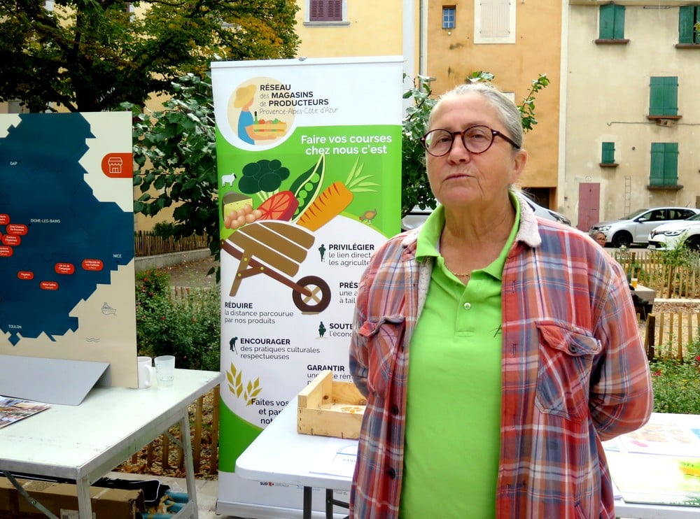 Pascale Héry associée au magasin de producteurs Luberon Producteurs