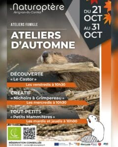 Sortir au Naturoptère pendant les vacances ! Bleu Tomate