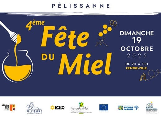 affiche miel Pélissanne