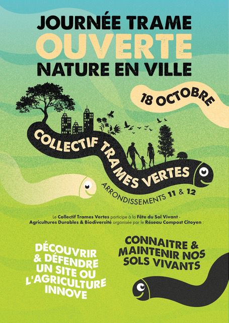 Le Collectif Trames Vertes organise son premier évènement public le 18 Octobre à Marseille, rencontres et ateliers sont à la clé