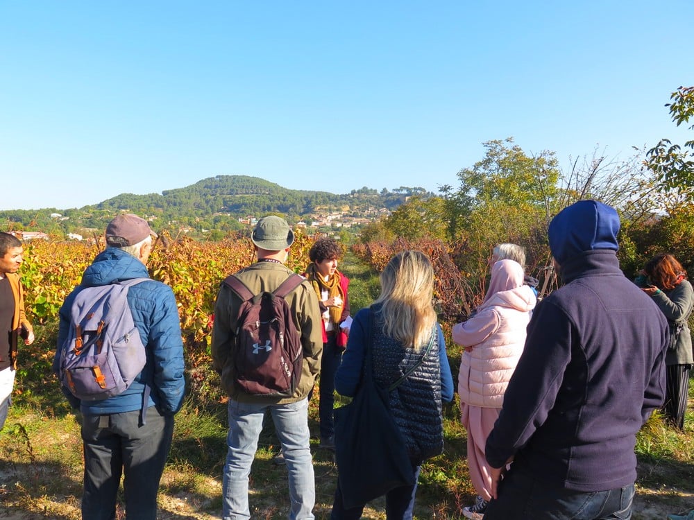 les promeneurs en plane de Durance