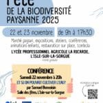 Fête de la Biodiversité et Conférence "Et si on cultivait l'eau ??" Bleu Tomate