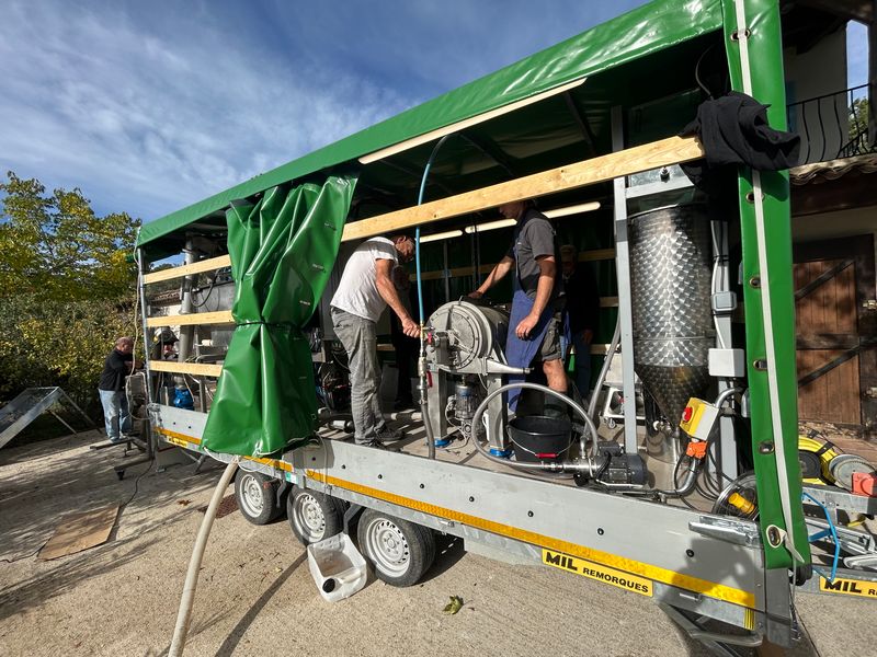 moulin à huile mobile