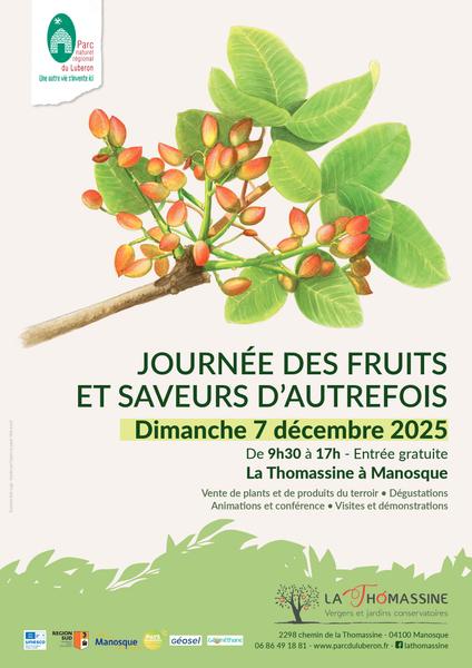 affiche journée fruits et saveurs d'autrefois décembre 2025