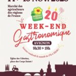 affiche WE gastro Avignon 2025