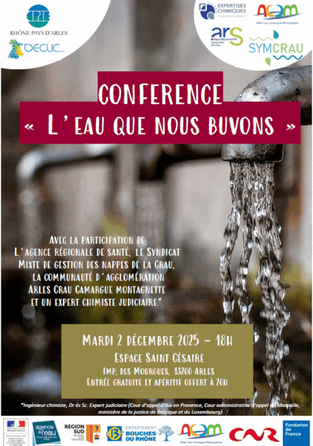 Conférence "L'eau que nous buvons" Bleu Tomate