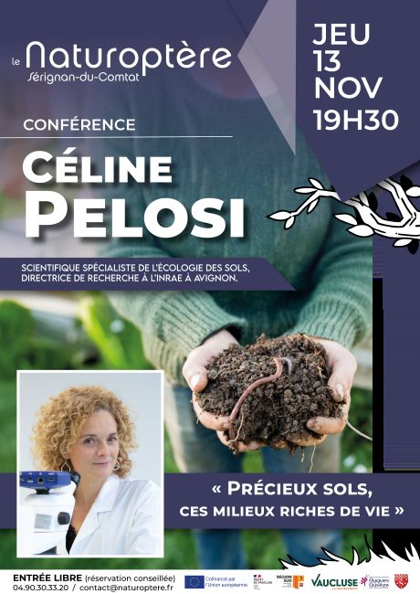 Le Naturoptère propose une conférence sur les sols vivants, "précieux sols"... Bleu Tomate