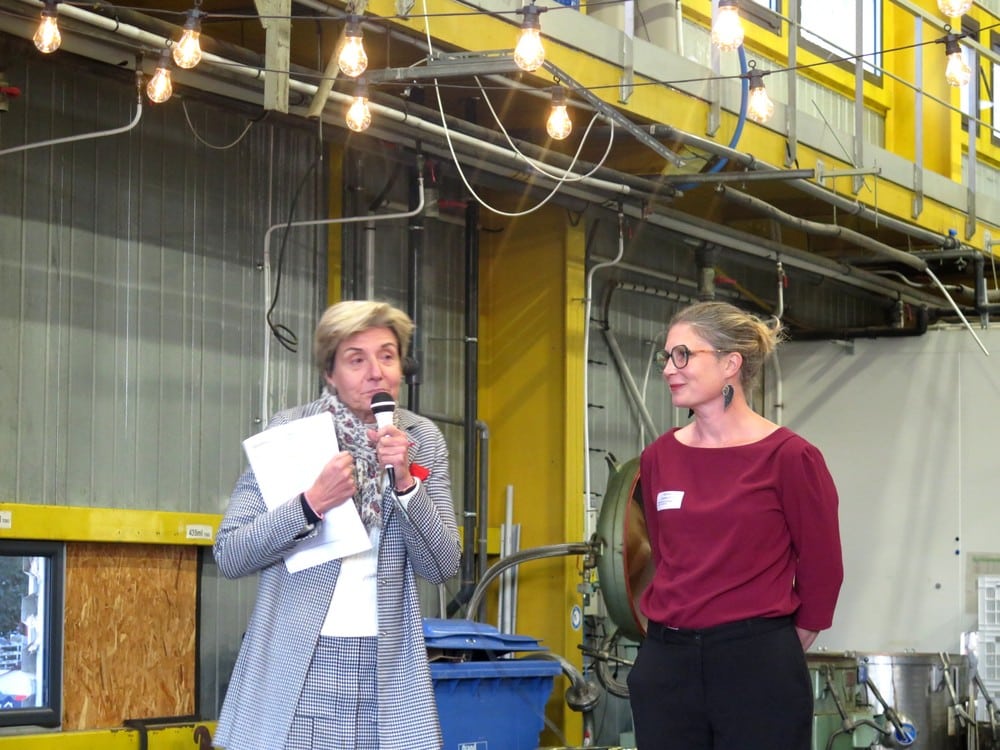 Cécile Helle maire d'Avignon et Charlotte Trossat, fondatrice de Local en bocal