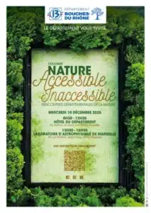 "Nature accessible ou inaccessible ?", rencontres départementales Bleu Tomate affiche rencontres départementales 13