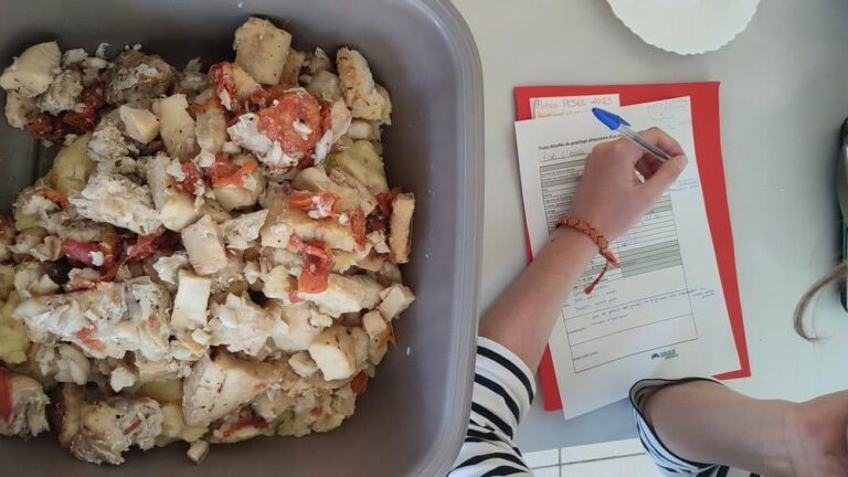 La Laiterie Marseillaise, fromagerie urbaine, bio et responsable Bleu Tomate tri des déchets à la cantine
