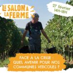Le Salon... à la ferme à Sainte-Cécile-les-Vignes Bleu Tomate affiche Salon à la ferme 2026