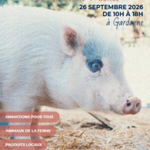 Gardanne : foire agricole de la Saint-Michel Bleu Tomate affiche foire agricole Gardanne 2026
