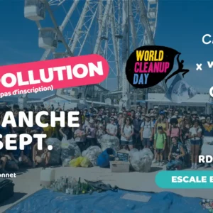 Tous au nettoyage ! Bleu Tomate affiche World Clean Up Day 2026