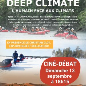 Ciné Débat avec le film Deep Climate : l'humain face aux climats Bleu Tomate Ciné Débat avec le film Deep Climate : l'humain face aux climats Bleu Tomate