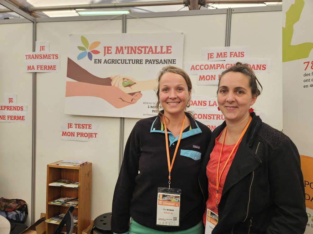 La voix des agricultrices au Salon Med’Agri Bleu Tomate Stand de l'ARDEAR