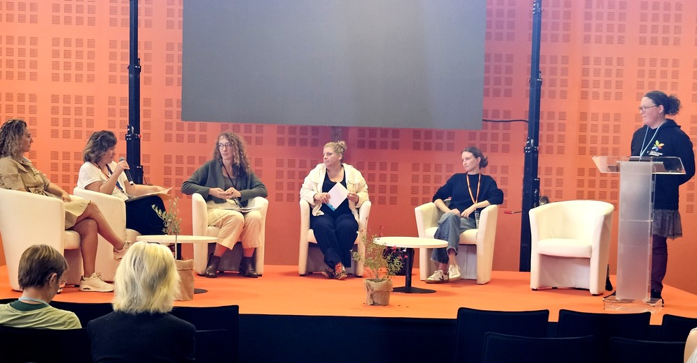 La voix des agricultrices au Salon Med’Agri Bleu Tomate conférence à Med'Agri